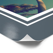 Fotocollage poster afdrukken met aangepast monogra (Hoek)