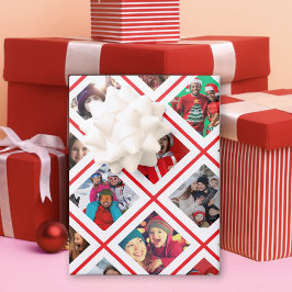 Fotocollage Red Holiday Inpakpapier Vel