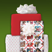 Fotocollage Red Holiday Inpakpapier Vel