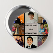 Fotocollage Ronde Button 4,0 Cm (Voorkant /achterkant)