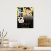 Fotocollage rouwviering teken van leven poster (Keuken)