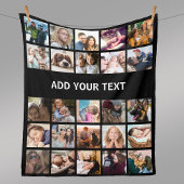 Fotocollage Sjabloon Fleece Deken