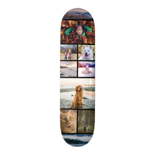 Fotocollage-Sjabloon Persoonlijk Skateboard