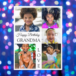 Fotocollage Special Person Verjaardag Briefkaart