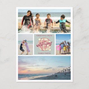 Fotocollage St Tropez familie Vrienden vakantie Briefkaart