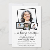 Fotocollage ter nagedachtenis Feest van het Leven Kaart (Voorkant)