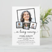 Fotocollage ter nagedachtenis Feest van het Leven Kaart (Staand voorkant)