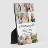 Fotocollage ter nagedachtenis fotoplaat (Zijkant)