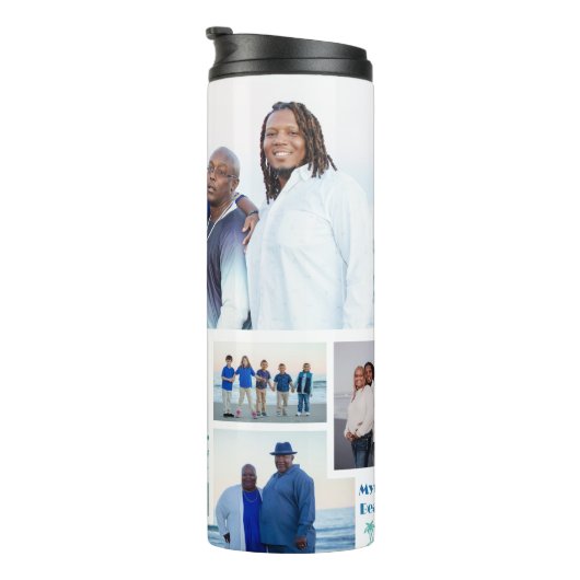 Fotocollage Thermosbeker (Geroteerd rechts)