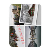 Fotocollage uit Duitsland Magneet (Verticaal)