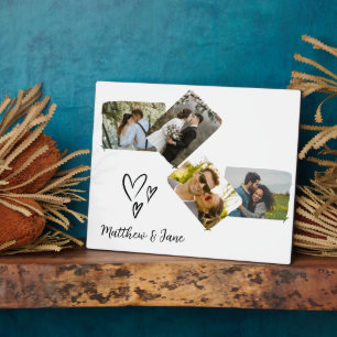 Fotocollage Uniek Cadeau voor Koppel Bruiloft Fotoplaat
