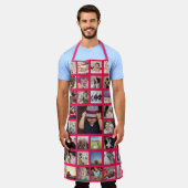 Fotocollage Uniek gepersonaliseerd Schort (Gedragen)