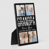 Fotocollage Vaderdag jaren van awesomeness Fotoplaat (Zijkant)