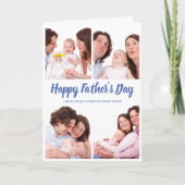 Fotocollage Vaderdag Kaart (Voorkant)