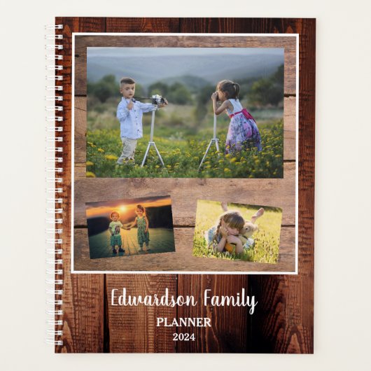 Fotocollage van bijtende schuur planner (Voorkant)