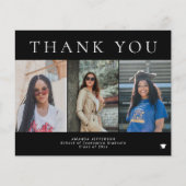 Fotocollage van budget afstuderen bedankt flyer (Voorkant)