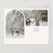 Fotocollage van budgetboog De datum opslaan Flyer (Achterkant)