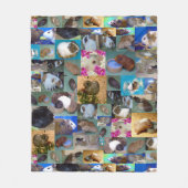 Fotocollage van cavia's, Kinder rugzak Fleece Deken (Voorkant)