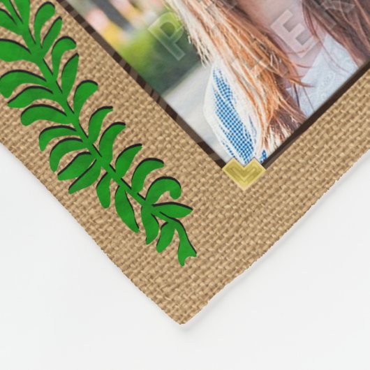 Fotocollage van de middelbare school Afstuderen |  Fleece Deken (Hoek)