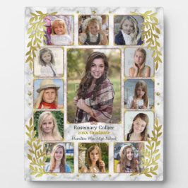 Fotocollage van de middelbare school Afstuderen |  Fotoplaat