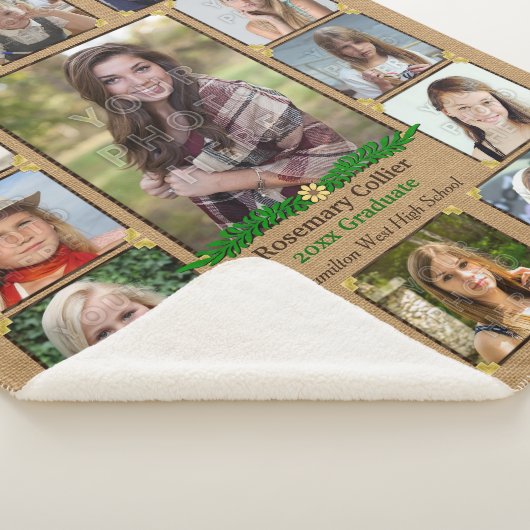 Fotocollage van de middelbare school Afstuderen |  Sherpa Deken (3/4)