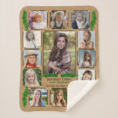 Fotocollage van de middelbare school Afstuderen |  Sherpa Deken (Voorkant)