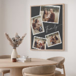 Fotocollage van de moderne scriptfamilie imitatie canvas print<br><div class="desc">Modern Script Family 4 Fotocollage Faux Canvas Print. Klik op de knop Bewerken/personaliseren om dit ontwerp aan te passen met uw foto's en kleurvoorkeuren.</div>