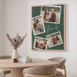 Fotocollage van de moderne scriptfamilie imitatie canvas print<br><div class="desc">Modern Script Family 4 Fotocollage Faux Canvas Print. Klik op de knop Bewerken/personaliseren om dit ontwerp aan te passen met uw foto's en kleurvoorkeuren.</div>