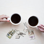 Fotocollage van de zusters. De beste vorm van ther Sleutelhanger