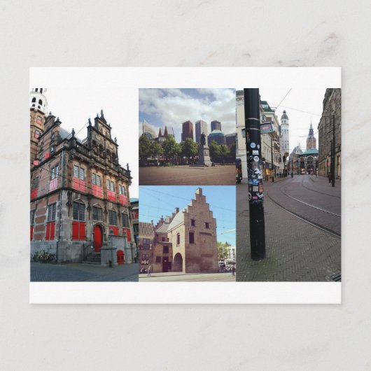 Fotocollage van Den Haag 1 Briefkaart (Voorkant)