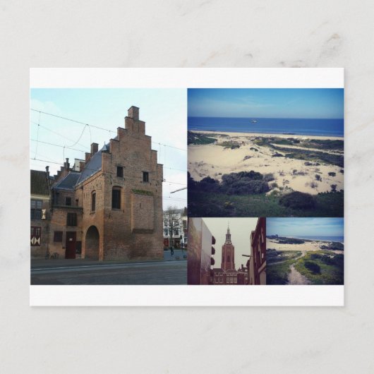 Fotocollage van Den Haag 2 Briefkaart (Voorkant)