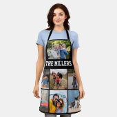 Fotocollage van elke tekstfamilie schort (Gedragen)