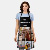 Fotocollage van elke tekstfamilie schort (Gedragen)