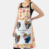 Fotocollage van kalkoenen op maat voor Thanksgivin Schort (Insitu)