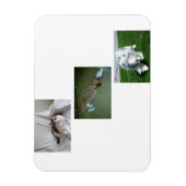 Fotocollage van Moira, Riley en Tyler Magneet (Verticaal)