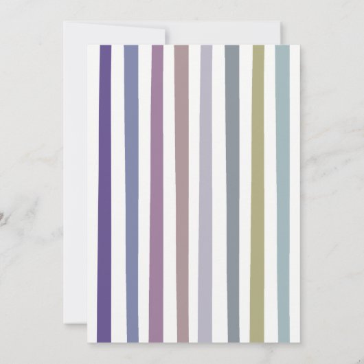 Fotocollage van Ultra Violet palet Afstuderen Aankondiging (Achterkant)