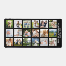 Fotocollage Veel Afbeeldingen Aangepaste tekst Zwa Bureaumat