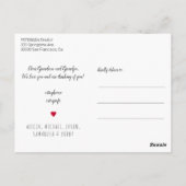 Fotocollage verblijf thuis familie liefdesbericht briefkaart (Achterkant)