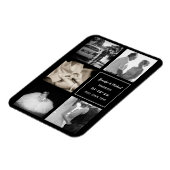 FOTOCOLLAGE Verjaardag Huwelijksgeloften Vernieuwi Magneet (Linkerzijde)