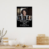 Fotocollage verjaardag welkom poster (Keuken)