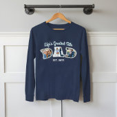 Fotocollage Vetgedrukte Dad Letters Vaderdag Gift Tri-Blend Shirt