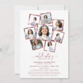 Fotocollage Viering van het Leven Begrafenis Kaart (Voorkant)