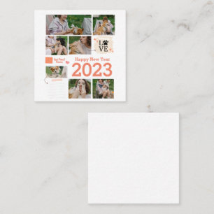 Fotocollage Vierkante Visitekaartje