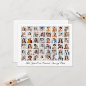 Fotocollage Voeg uw eigen groet toe Kaart (Voorkant / Achterkant in situ)