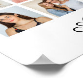 Fotocollage Voeg uw eigen groet toe Poster (Hoek)