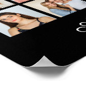 Fotocollage Voeg uw eigen groet toe Poster (Hoek)