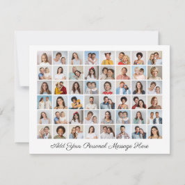 Fotocollage Voeg uw eigen Wenskaart toe Kaart