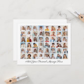 Fotocollage Voeg uw eigen Wenskaart toe Kaart (Voorkant / Achterkant in situ)