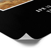 Fotocollage voor altijd in onze harten Paard Memor Poster (Hoek)