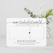 Fotocollage voor Chic Our Whole World Aankondiging (Staand voorkant)